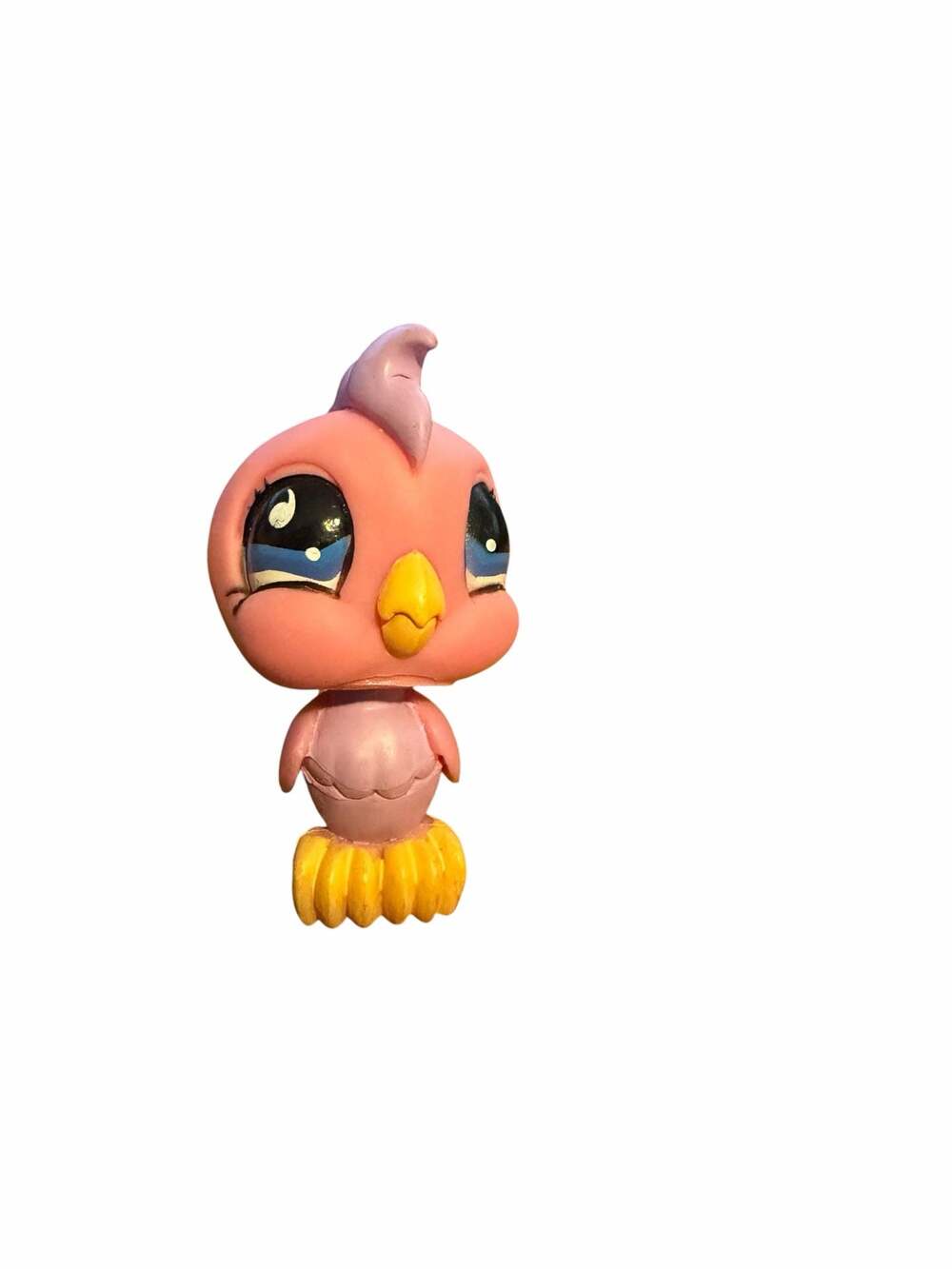 Littlest Pet Shop Cockatoo #923 Pink With Blue Eyes Authentic